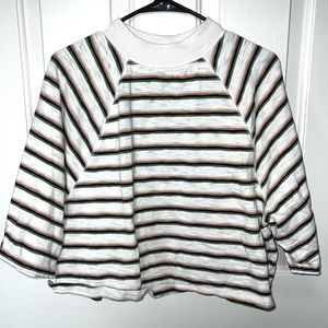 Cropped Striped Shirt